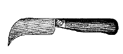 F&ouml;rderbandmesser - Hawk Bill Knife